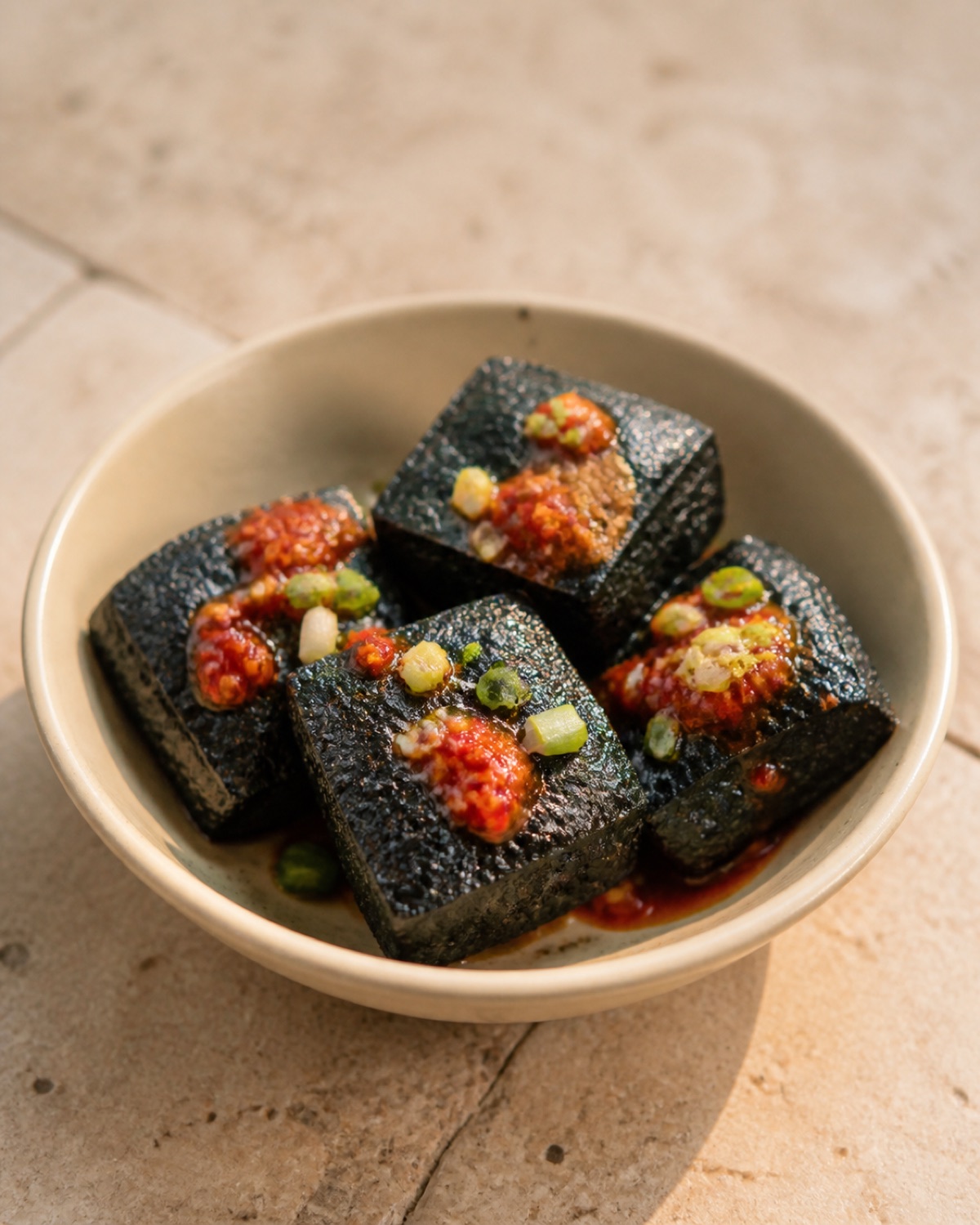 长沙黑色臭豆腐小份